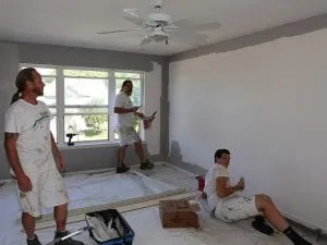 Painting a room in a condominium - Tribble Painting - Tribble Painting Painting a room in a condominium