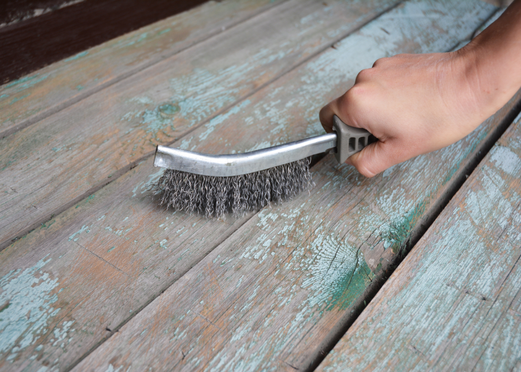 Tool to scrape paint off deals wood